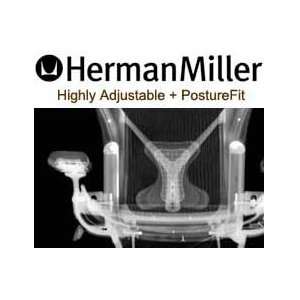 Herman Miller Aeron Home Office Chair Loaded   Polished Aluminum Frame 