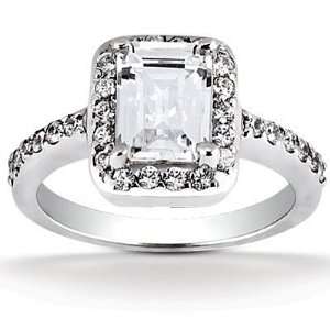    0.45 ct Semi Mount Diamond Engagement Ring Setting 14K Jewelry