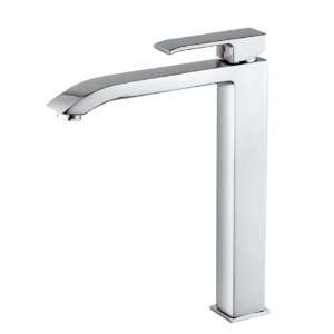   Single Handle Lavatory Faucet with Metal Lever Handle and 7.7 Spout