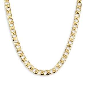 New 14k Solid Yellow Gold Curb Link Chain Necklace 7mm 