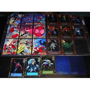  Marvel Spiderman 1994 Complete Set with 12 Suspended 