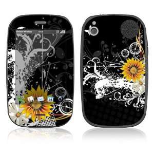 Black Skull Protector Decal Skin Sticker for Palm Pre Plus 