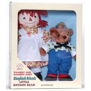  Raggedy Ann with Little Brown Bear Limited Edition Set 