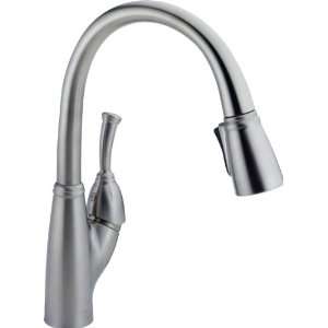 Delta Faucet 989 AR DST Allora Single Handle Pull Down Kitchen Faucet 