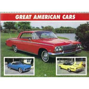   AMERICAN CARS 1999 CLASSIC CARS 12 MONTH CALENDAR RANDY FUGATE Books