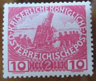 Austria Österreich World War I pictorial stamps MNH  