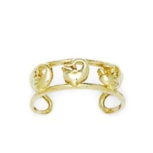  14k Yellow Gold Adjustable Double Row With Dolphin Body Jewelry 