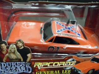   Dukes of Hazzard General Lee 1969 Dodge Charger Rip Cord Model Toy Car