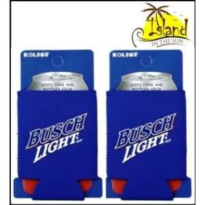  (2) Busch Light Beer Can Koozies Cooler