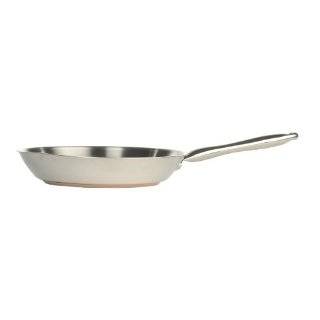   Mult layer Base 12.5 Inch Fry Pan Dishwasher Safe Cookware, Silver