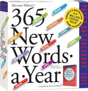 365 New Words A Year Page A Day 2012 Desk Calendar 0761162356  