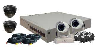 CR04E B1 Complete 4 camera Security System with 4 cameras, DVR and 