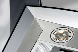 Euro Design 42 Glass Island Rrange Hood Vent 900CFM  