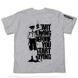   Piece Start Living Before You Start Dying Mens T shirt Gray Clothing