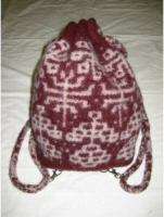 Felted Petroglyph backpack or tote pattern also available in my store 