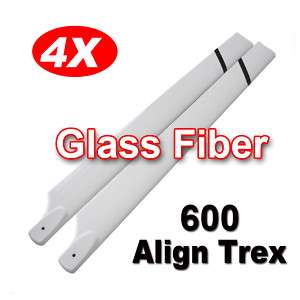 4X 600mm Main Blade RC Align Trex 600 600CF Helicopter  
