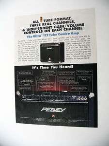 Peavey Ultra 112 Tube Combo Amp Amplifier 1997 print Ad  