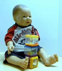   SITTING BERENGEUR BABY BOY DOLL ANATOMICALLY CORRECT GREAT2 REBORN