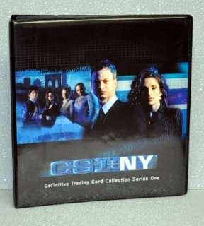 CSI NY Trading Card Binder Season One 1  