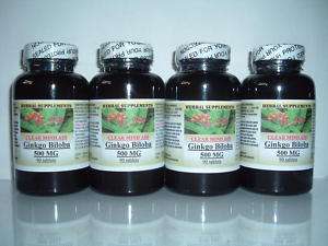 Ginkgo Biloba 500mg MemoryAid Antioxidant 360Caps Ginko  