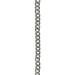  5ft Link Chain   7mm Links   Antique Silver Arts, Crafts 