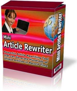 Article Rewriter Software + 113,695 PLR Articles  