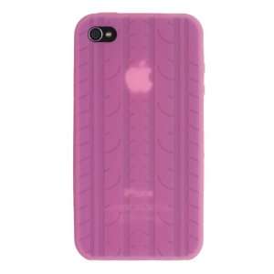 Apple iPhone 4 * Soft Case * Tire Treads * (Light Pink) 16GB, 32GB 