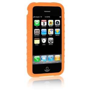  Apple iPhone 3G / 3GS Silicon Skin Cover Case (Orange) Cell 