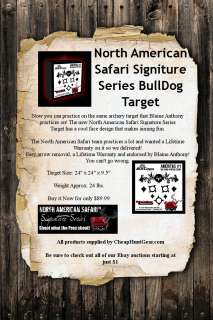 LIFETIME WARRANTEE NAS SIGNITURE SERIES ARCHERY TARGET  