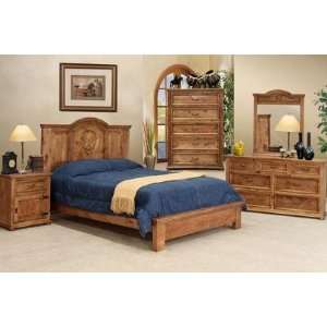  Artisan Home Furniture Laredo Platform Bed with Tall 