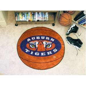  Auburn Tigers Round Basketball Mat (29) Sports 