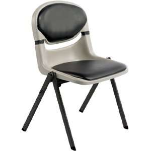  Meridian Architectural Stack Chair with Vinyl Upholstered 