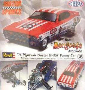 REVELL 1975 PLYMOUTH DUSTER NHRA FUNNY CAR THE MONGOOSE  