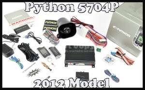 Python 574 2 Way LCD Remote Car Starter with Alarm System 2012 Model 