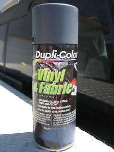 VINYL & FABRIC Spray Paint CHARCOAL GRAY Dash Covers  