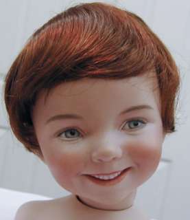 BABY style DOLL WIG Auburn 13 14 short straight hair for baby/toddler 