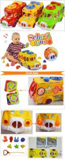  Baby Child Kid Intellectual Development Electric Toy Bus Light Music 