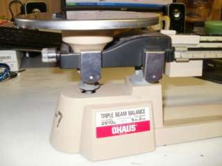 Ohaus 2610 g Triple Beam Balance Scale Model 700 2610 Grams  