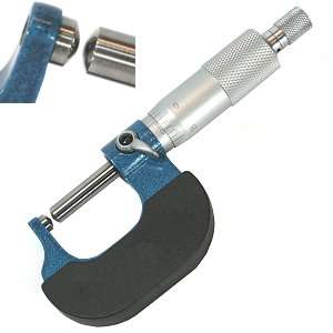 DUAL BALL ANVIL TUBE ROUND TIP CYLINDER MICROMETER  