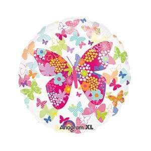  Pink Butterfly See Through 26 Mylar Balloon Large Health 