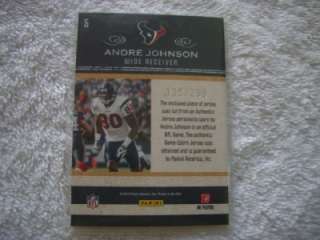 Andre Johnson Classics 2010 Dress Code Jersey 5 135/299  
