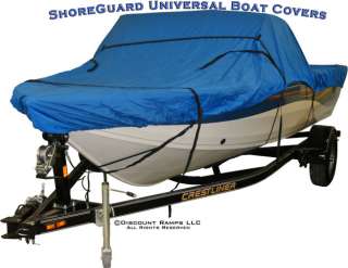 WATERPROOF SKI BASS BOAT COVER COVERS 16 18 BOATS  