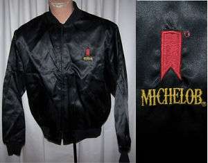 vintage MICHELOB beer satin brewery driver JACKET retro  