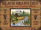 Black Bears Den Wildlife Debi Hron 12x16 Framed or Unframed Picture