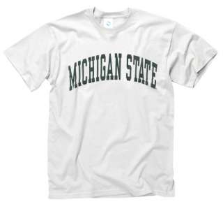 Michigan State Spartans White Arch T Shirt  