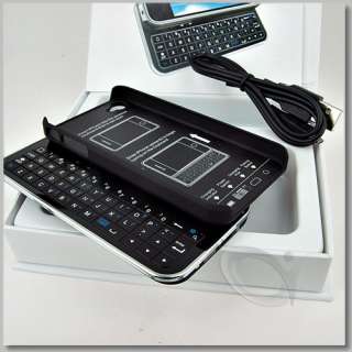 Slide Wireless Bluetooth Keyboard Black Armour Hard Case for Apple 