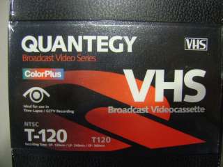 NEW 20X VHS T120 TIME LAPSE VCR SURVEILLANCE BLANK TAPE  