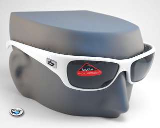 Brand New BOLLE CROWN POLARIZED Sport Sunglasses   White / Polarized 