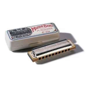  Hohner 1896/20 Marine Band Harmonica, Low and High Pitches 