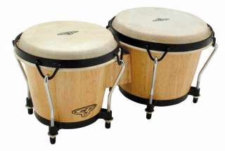CP Traditional Wood Bongos by LP Natural   CP221 AW  
